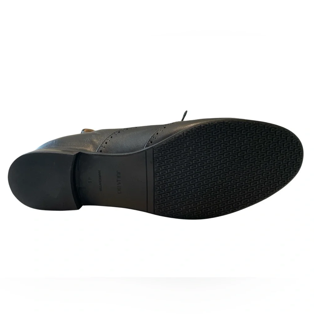 JULIA BO Limehouse Oxford handmade black leather Women, size US 10 EUR 41 NWOB - Picture 12 of 12